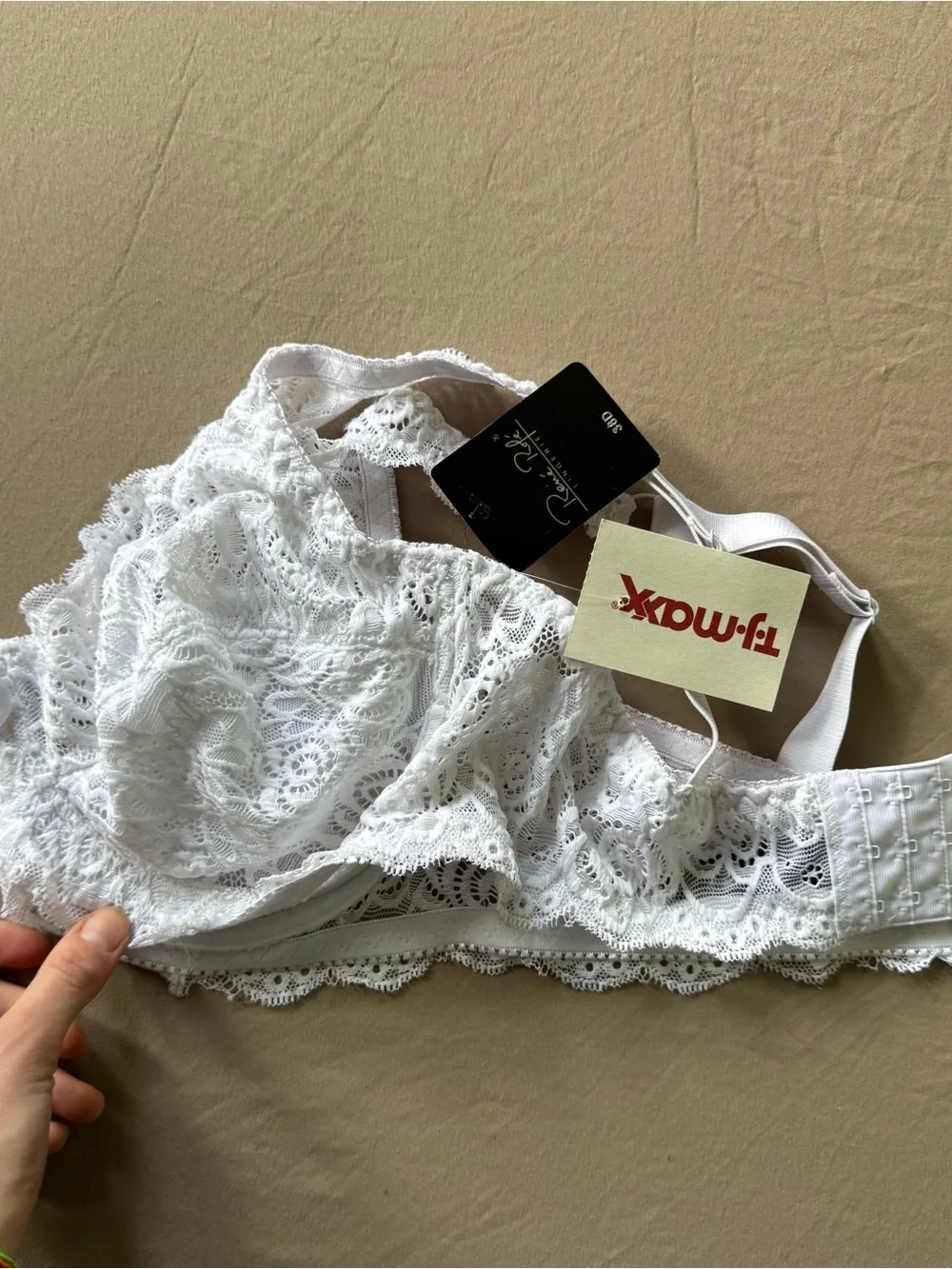 René Rofé Lace Unlined Bra - Picture 6 of 7